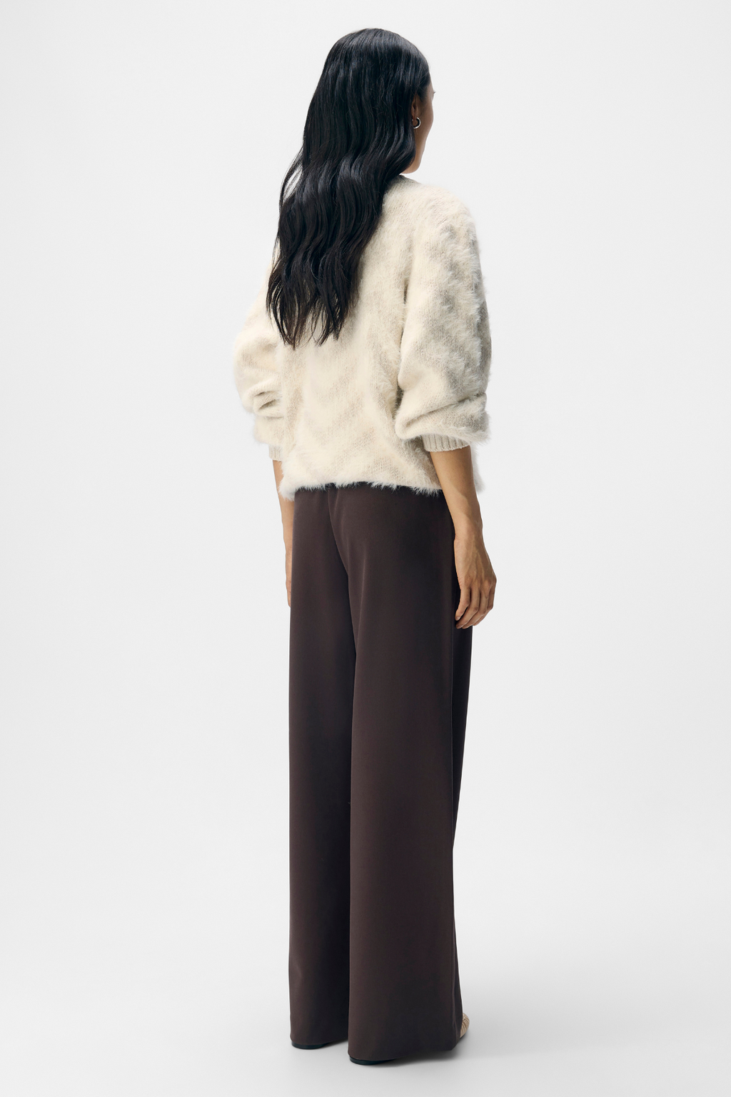 Lisa Wide Pant - Seal Brown