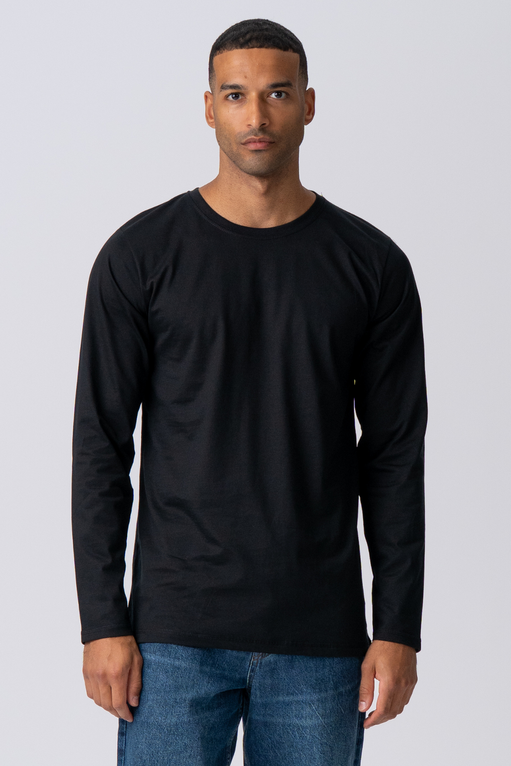 Basic Long-sleeved T-shirt - Black