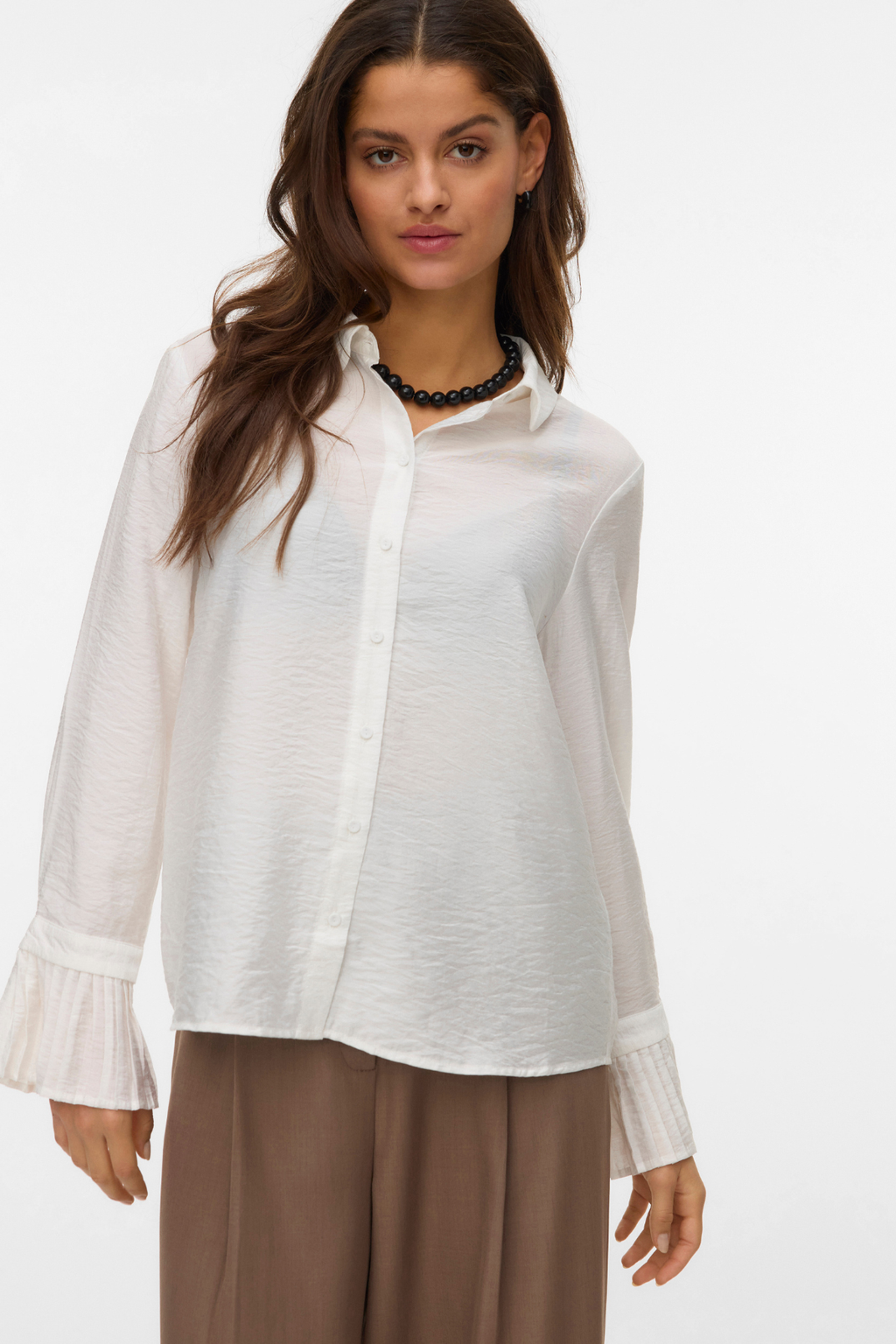 Plissi overhemd - Sneeuwwitje