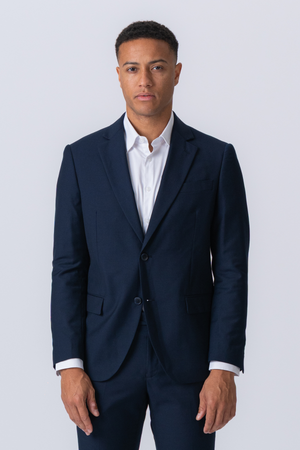 Premium Single -breasted blazer - marine