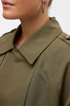 Chloe korte trenchcoat - Kalamata