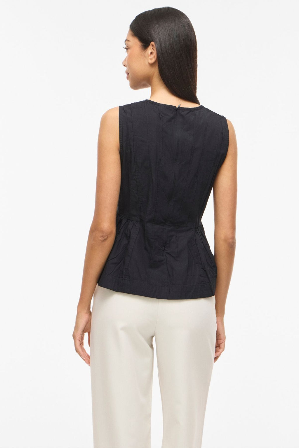 Jimba Top met O-hals - Black Beauty