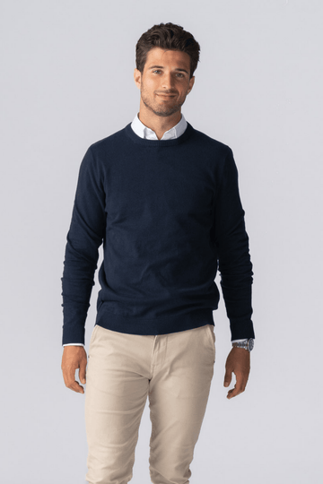 Pullover Ronde Hals - Navy