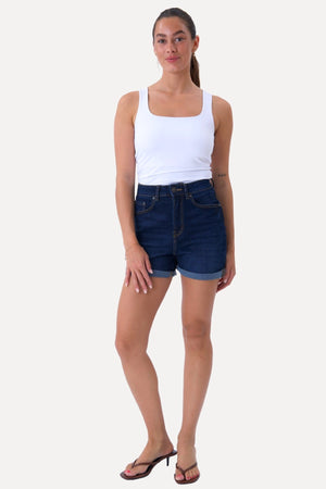 The Original Performance Denim shorts - donkerblauwe denim
