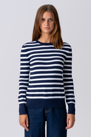 Maja gestreepte shirt - marine