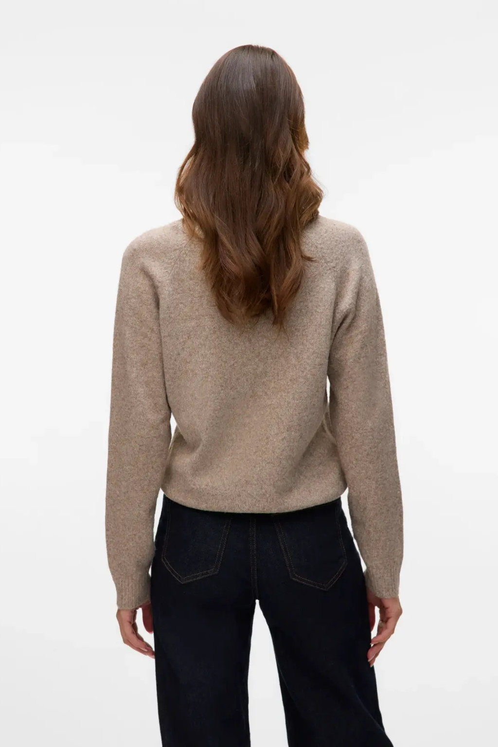 Doffy O-hals blouse - Moon Rock Melange