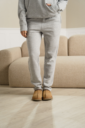 Essential joggingbroek - grijs gemêleerd
