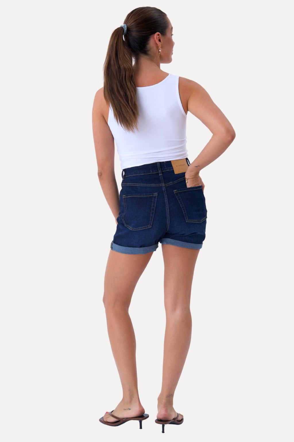 The Original Performance Denim shorts - donkerblauwe denim