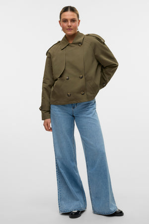 Chloe korte trenchcoat - Kalamata