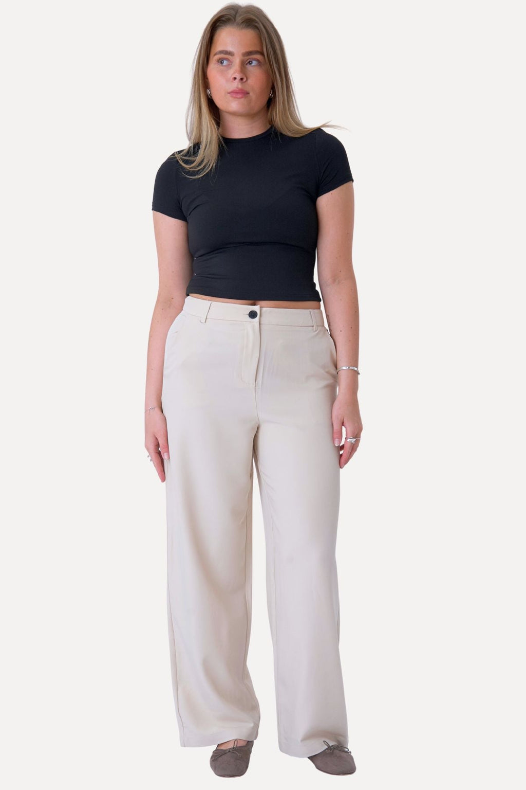 Klassiek pak Pants - Beige