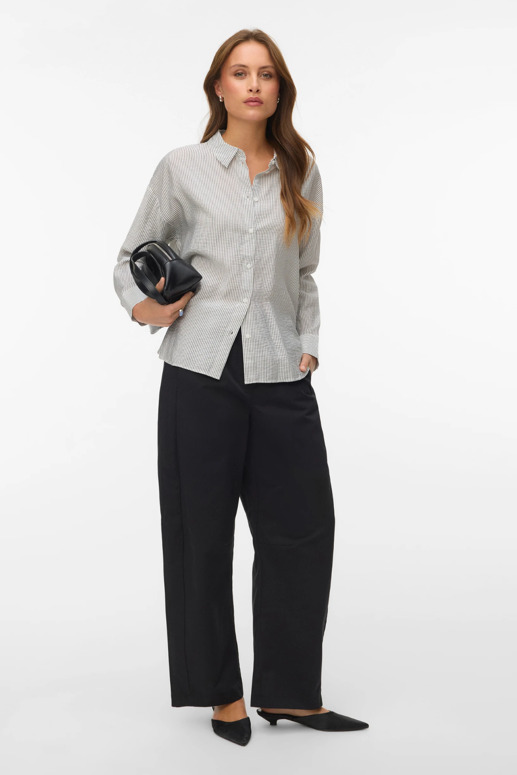 Kaja Ls Shirt - Sneeuwwitje Amanda Black