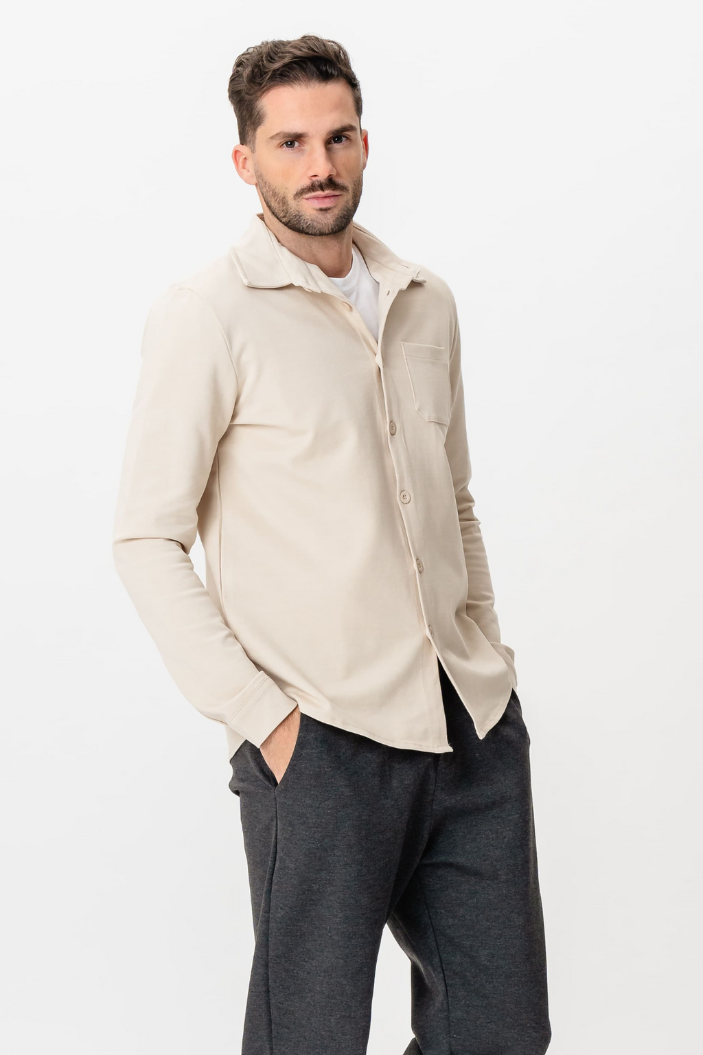 Performance Overshirt - Beige