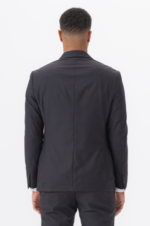 Premium Single-breasted Blazer - Grey-brown