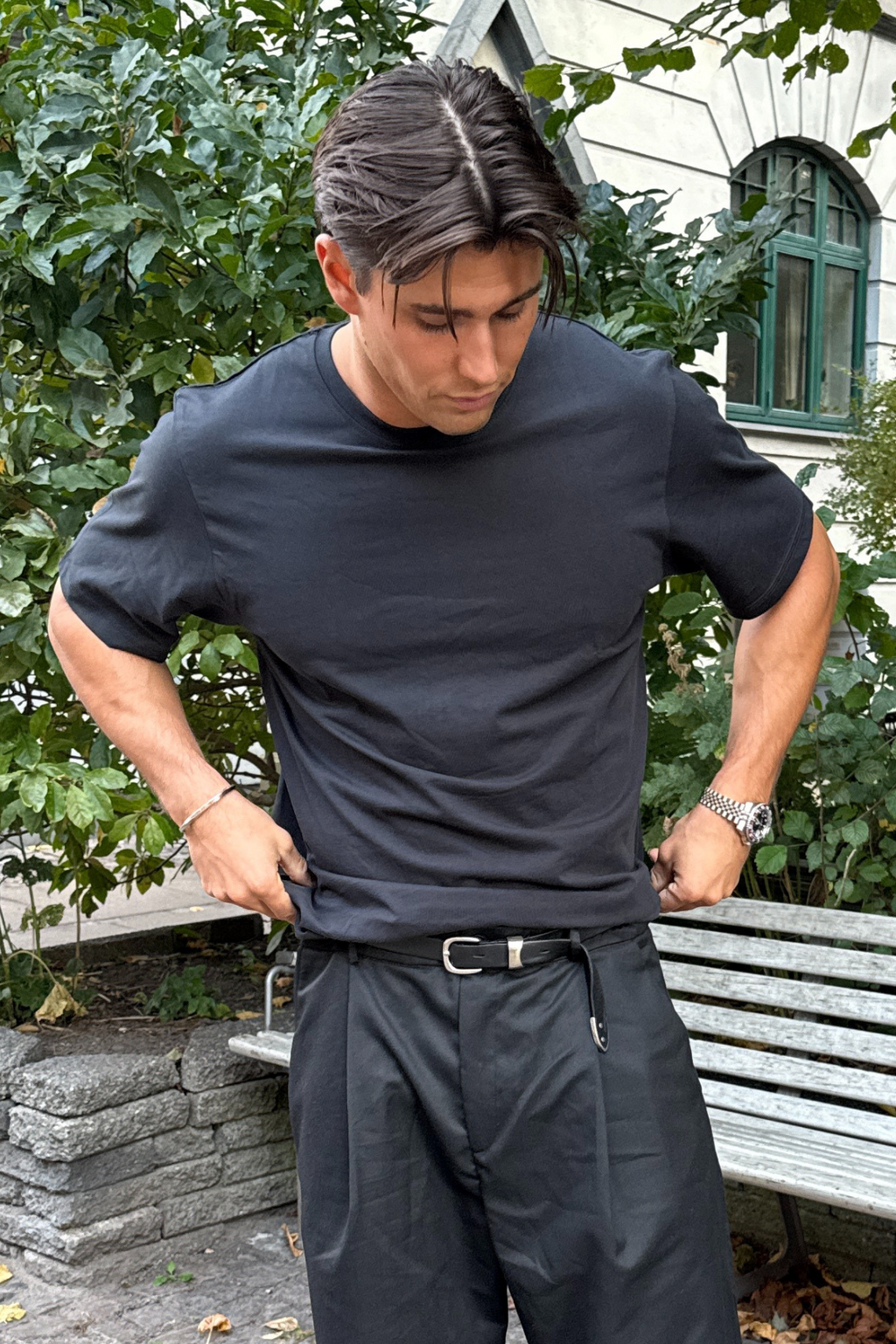 Boxfit T-shirt - Zwart