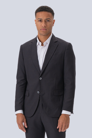 Premium Single-breasted Blazer - Grey-brown