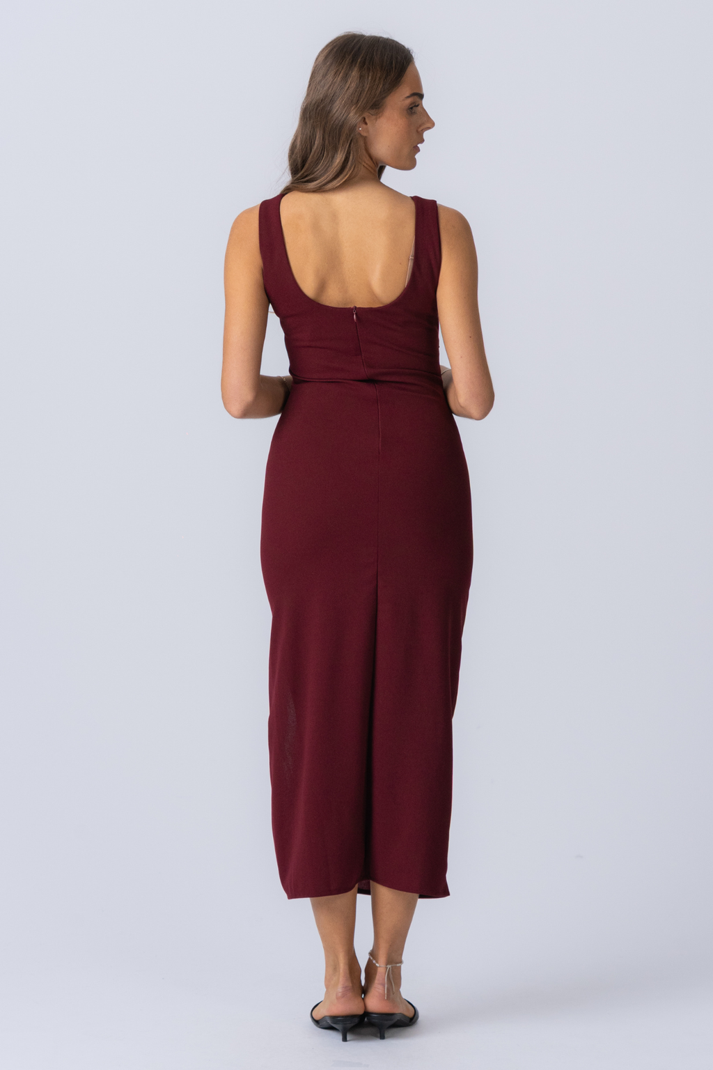 Lucia Dress - Burgundy