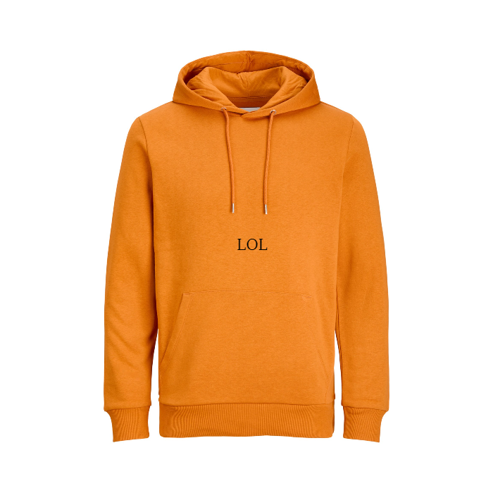 Basic Hoodie Sweat - Oranje