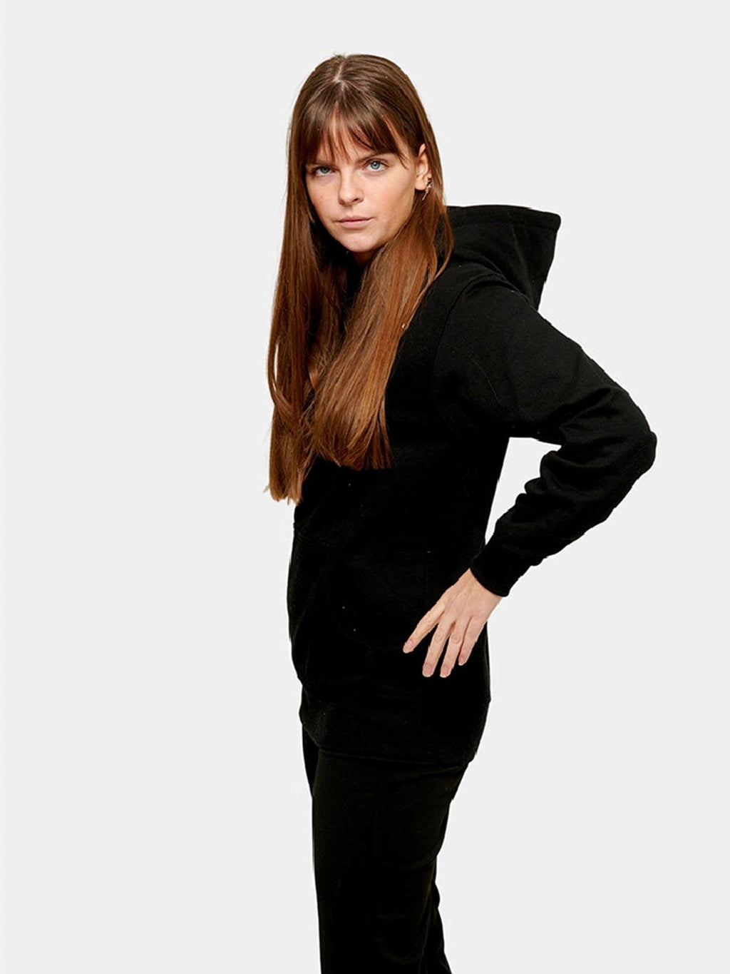 Oversized hoodie - zwart