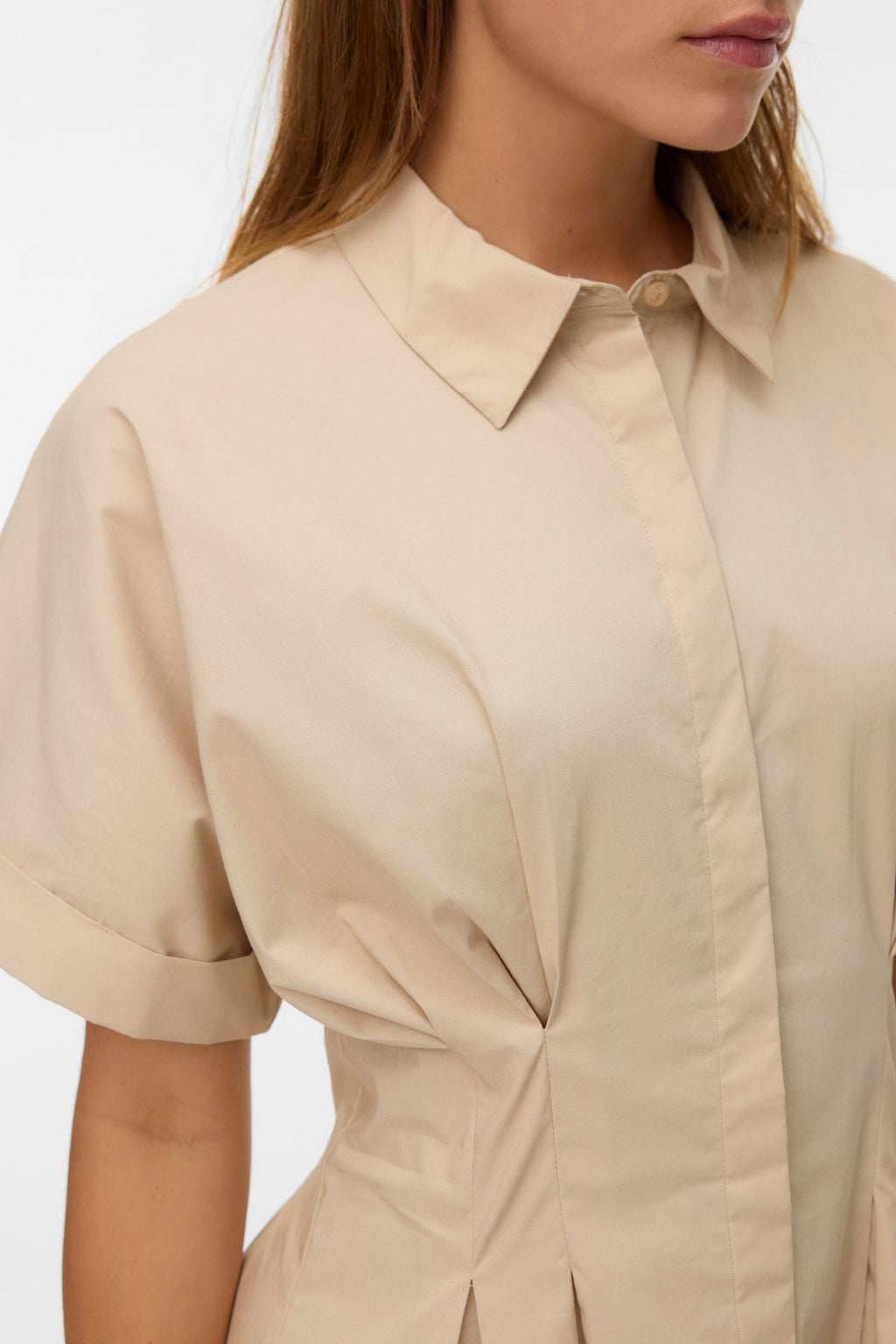 Korte Friba-jurk - Cement