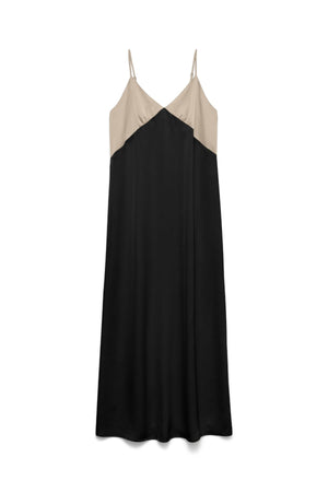 Joy singlet enkeljurk - cementzwart contrast
