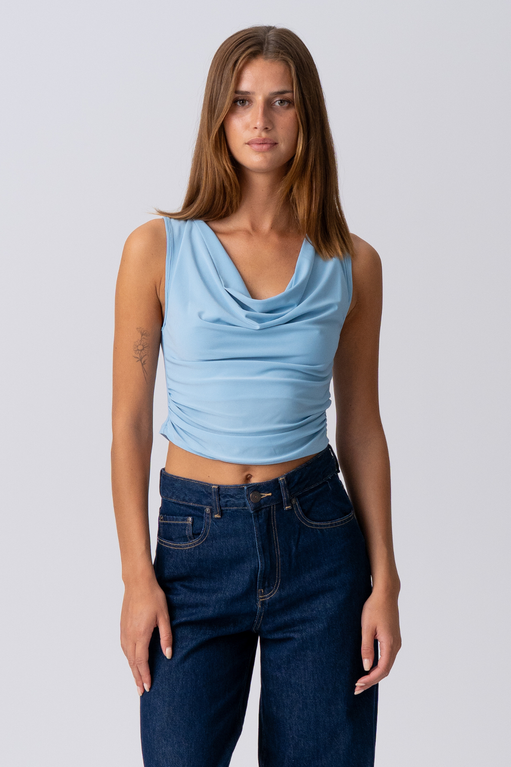 ELISA Waterfall Top - lichtblauw