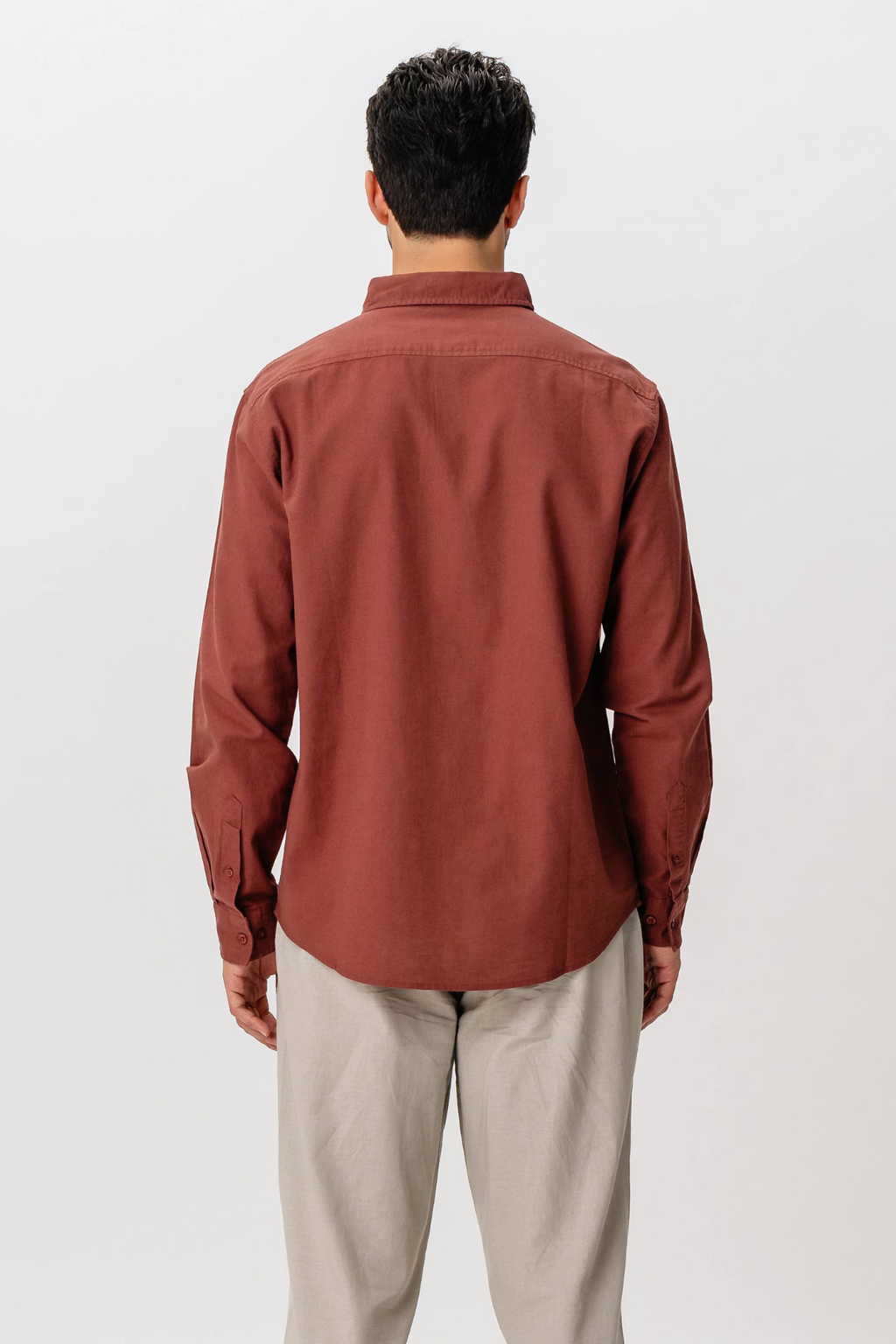 Linen Shirt - Terracotta