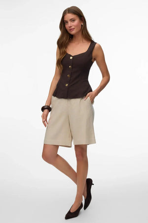 Mymilo Bermuda Shorts - Zilveren voering