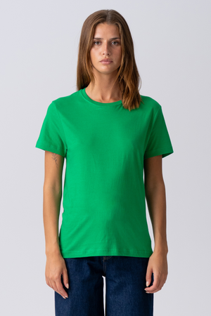 Basic Licht T -shirt - groen