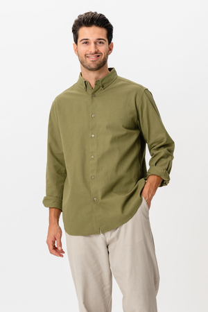Linen Shirt - Green