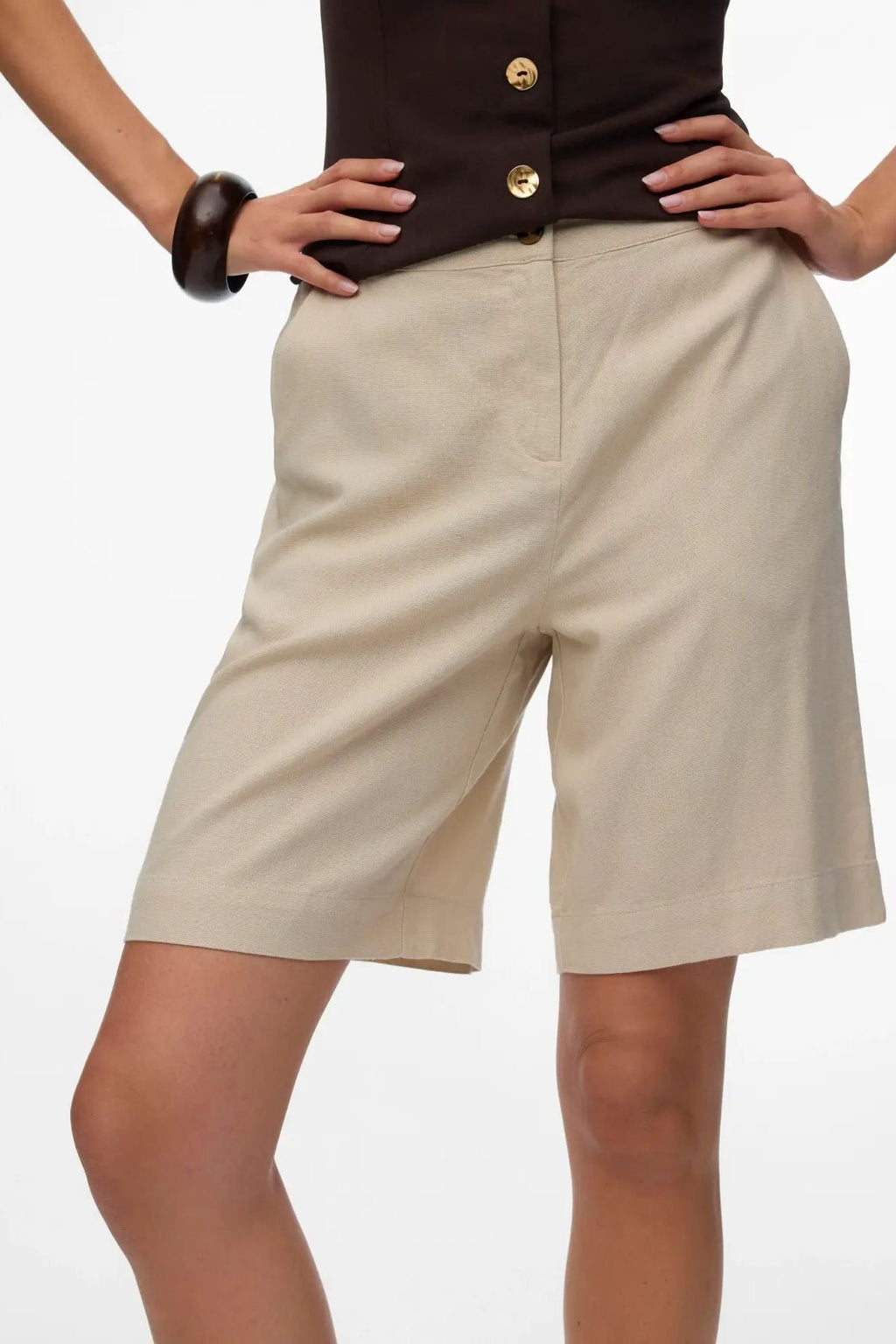 Mymilo Bermuda Shorts - Zilveren voering