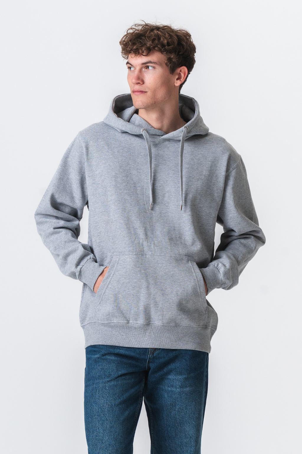 Basic hoodie - Light gray