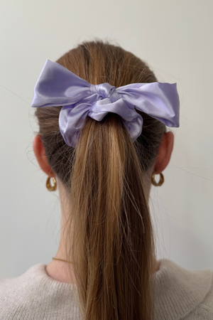 Bow Scrunchie - paars