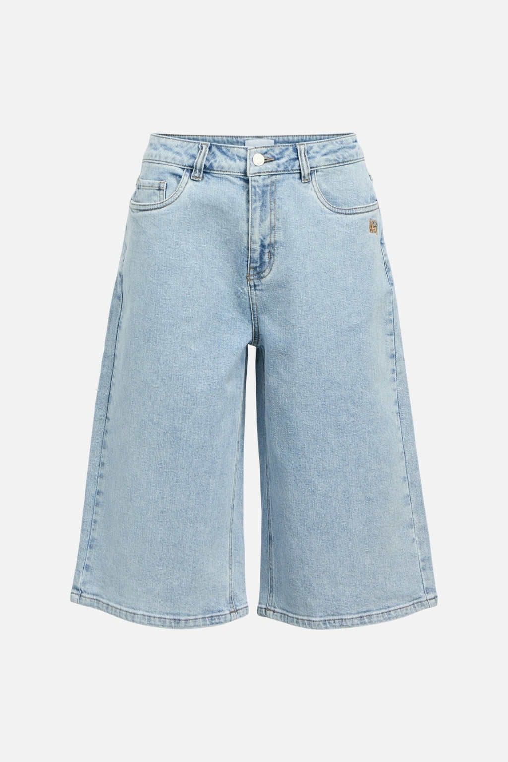 Isra Bermuda Shorts - Medium Blauwe denim