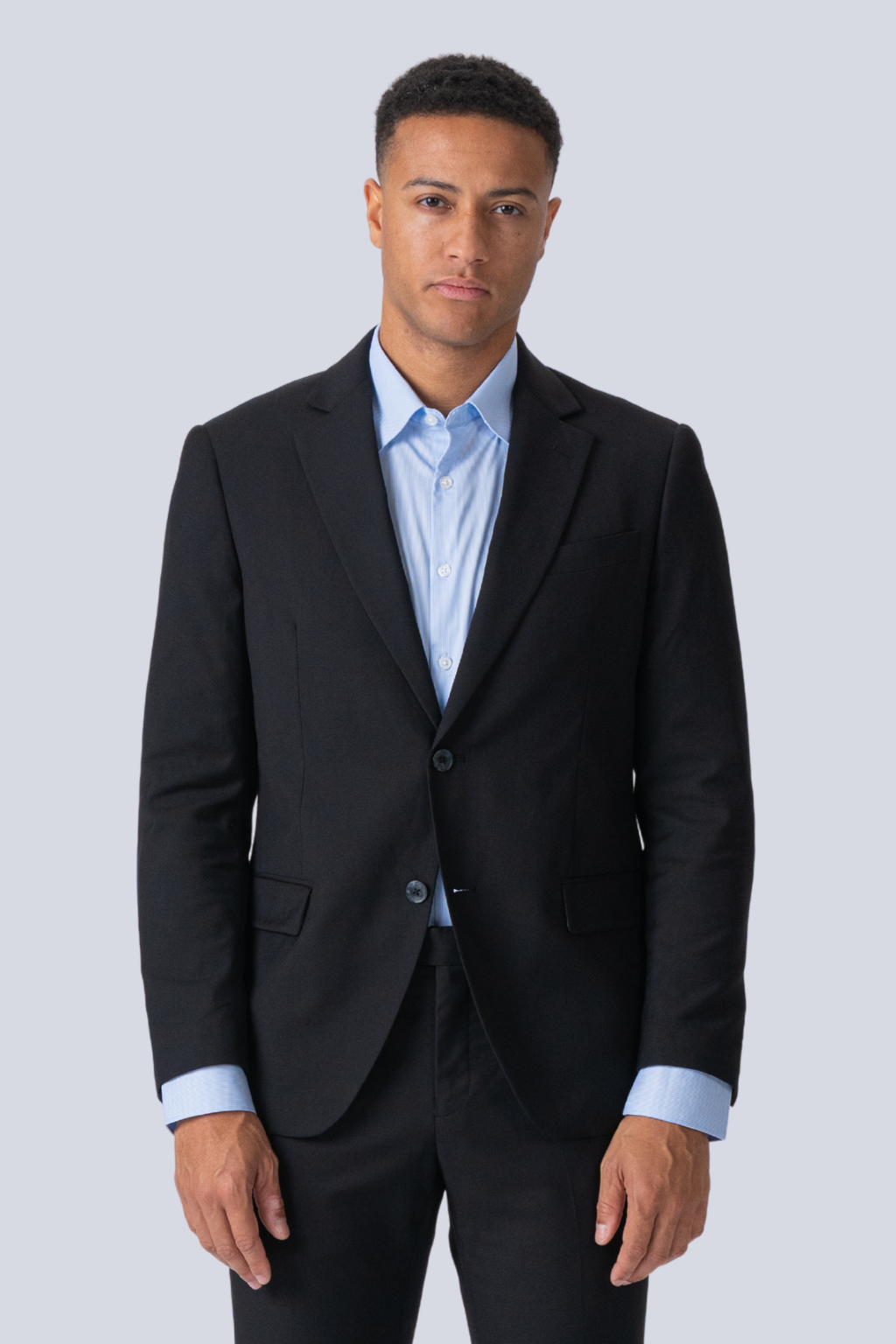 Premium Single -breasted blazer - zwart