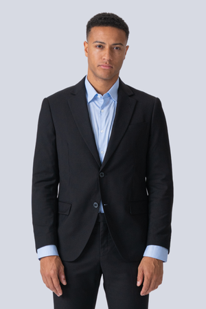 Premium Single -breasted blazer - zwart