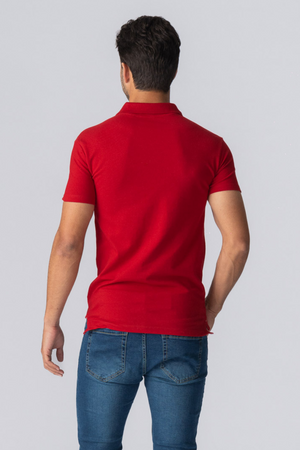 Muscle Polo shirt - rood