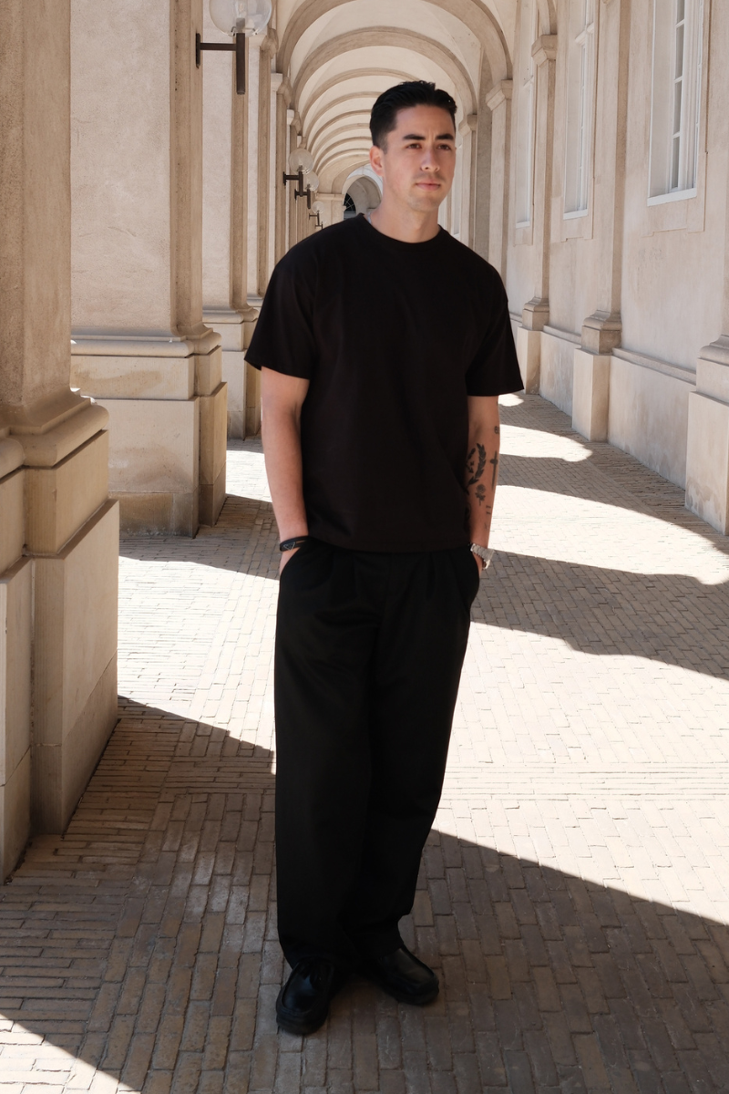 Boxy T-shirt - Zwart