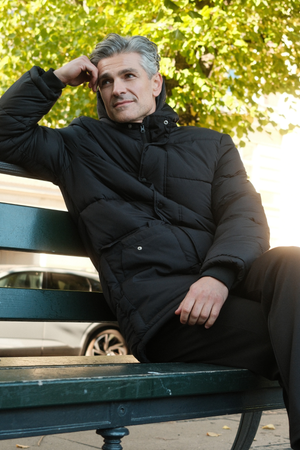 Lang puffer jack - Zwart