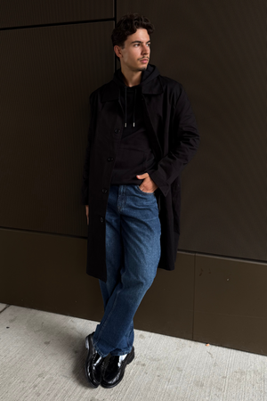 Philip trenchcoat - zwart