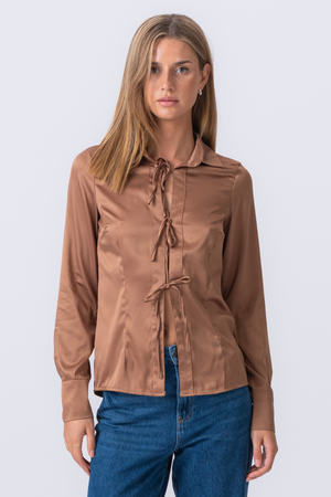 Lucy Tie -shirt - bruin