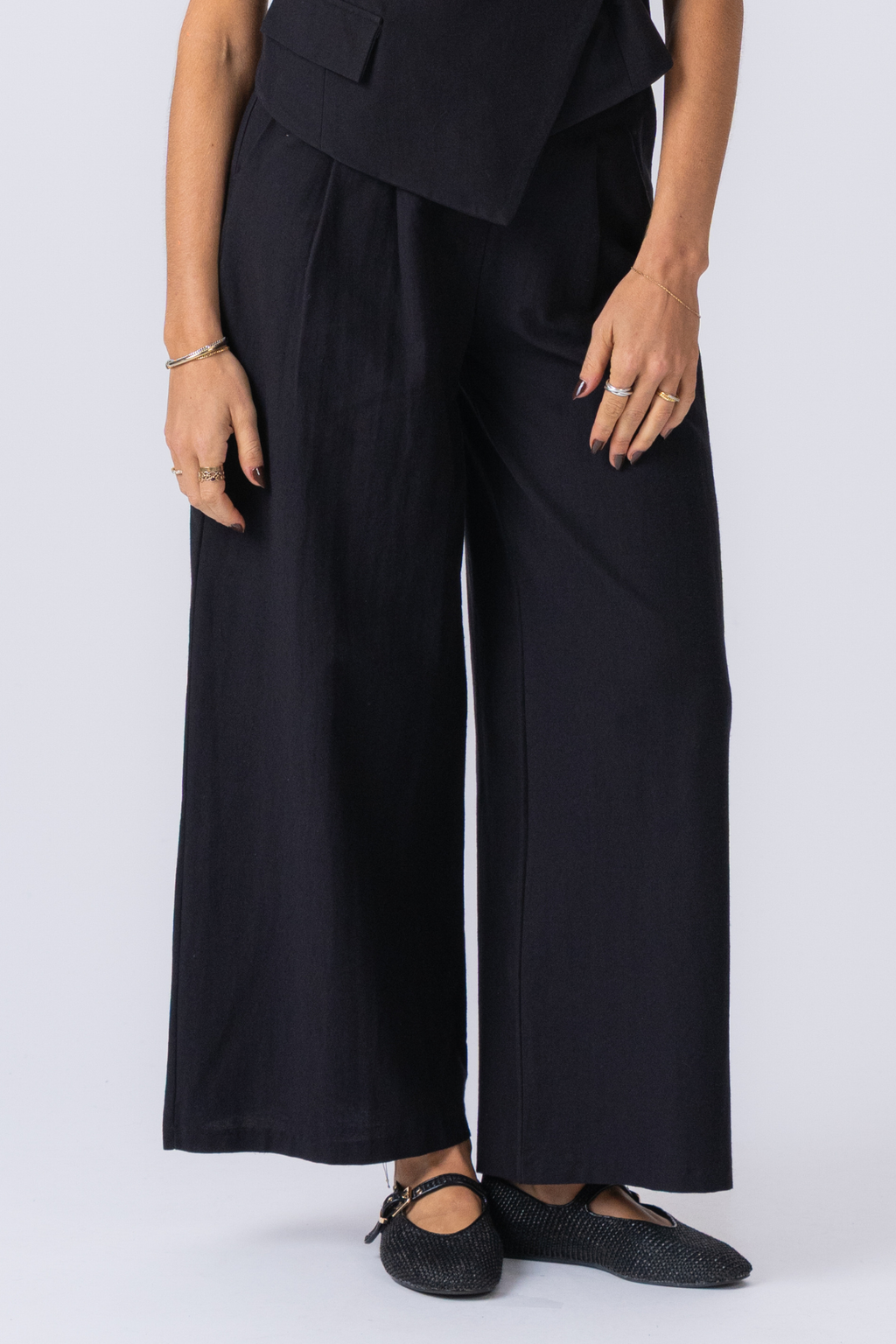 Melissa breed Pants - Zwart