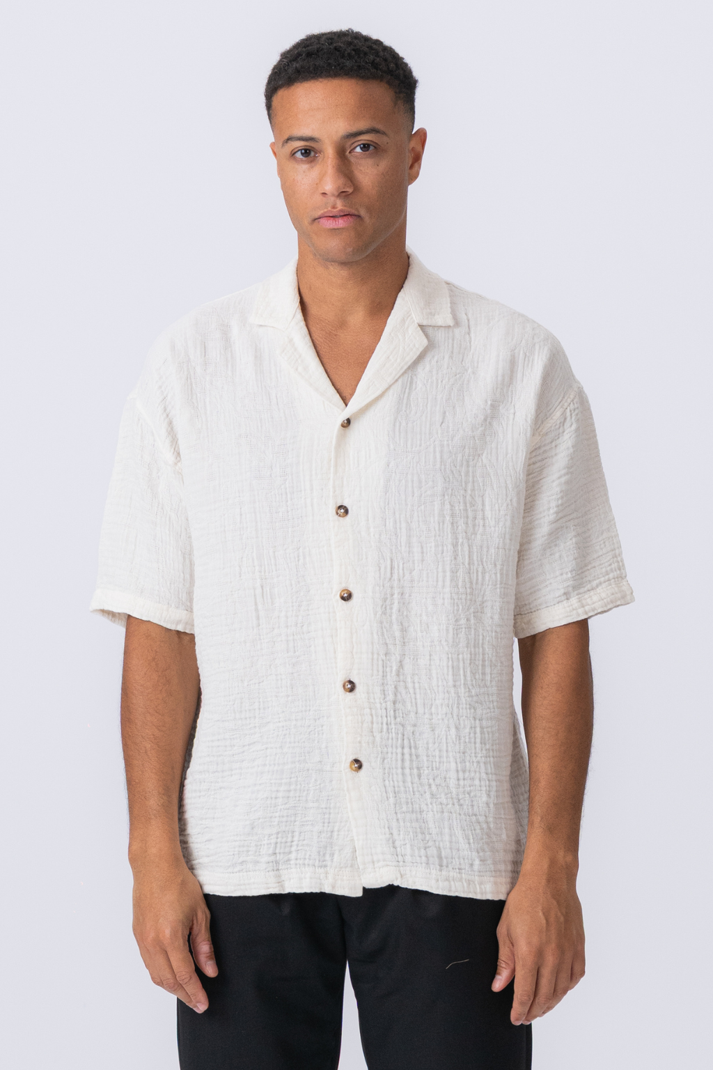 Shirt met korte mouwen - wit