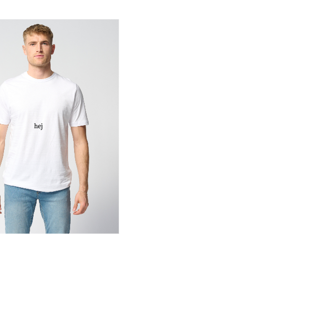 Biologisch Basic T -shirt - Wit