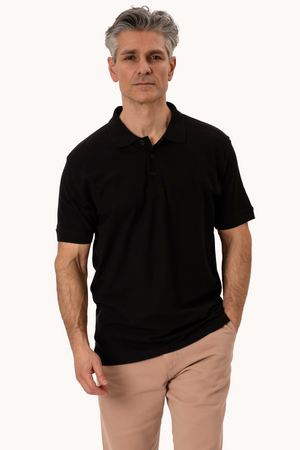 Basic Polo - Zwart