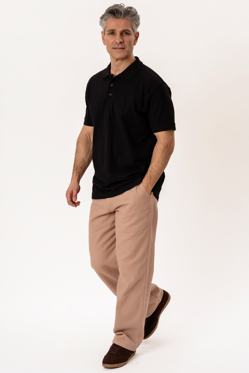 Basic Polo - Zwart