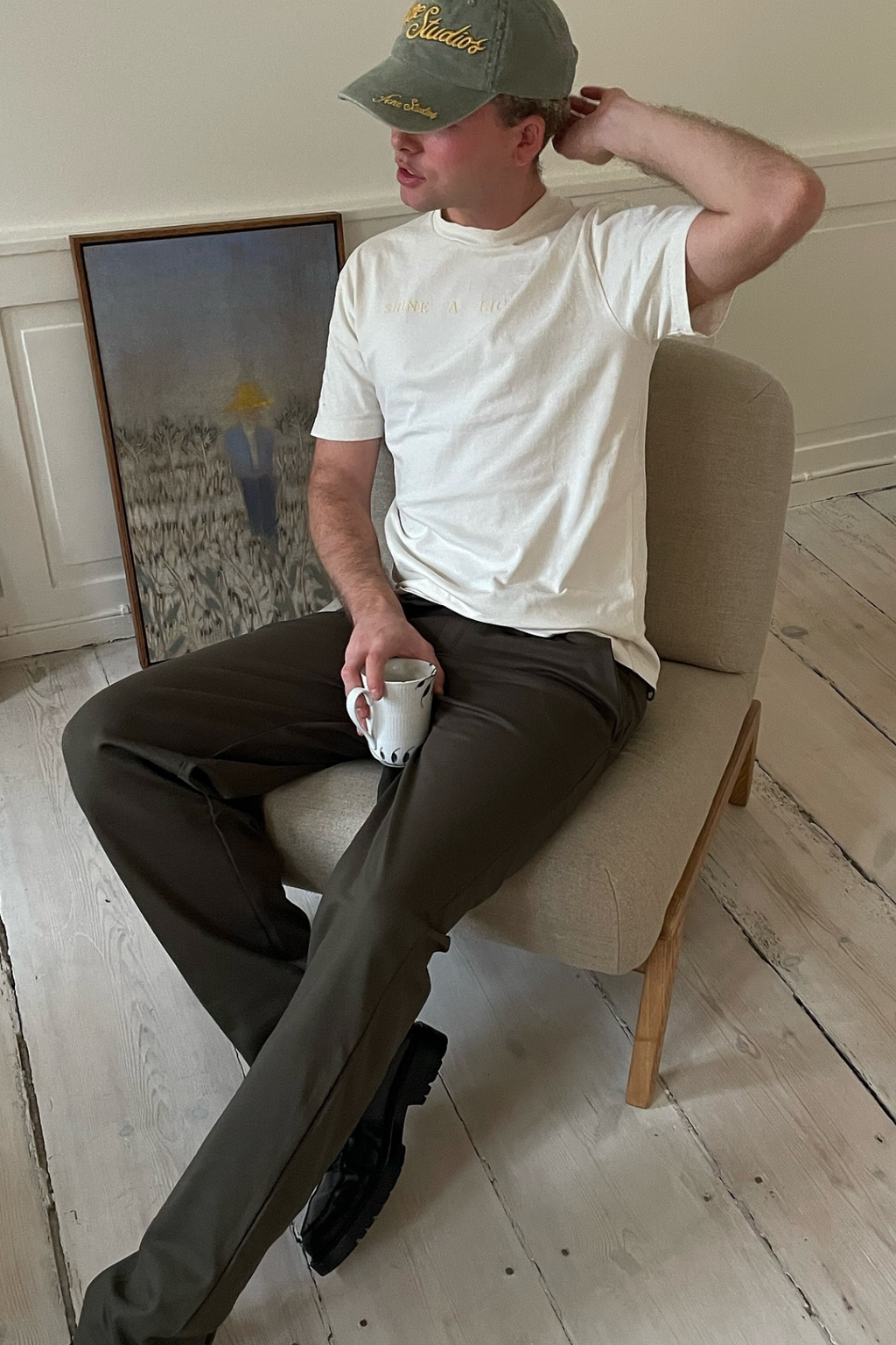 Performance Pants Wide - Legergroen