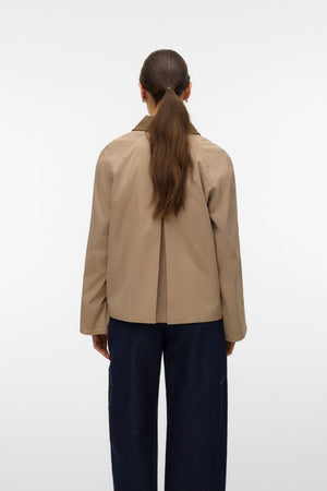 Chelseafia Short Jacket -  Silver Mink