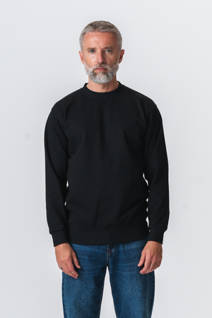Basic Crewneck - zwart