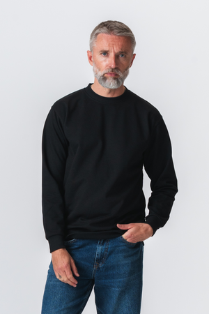 Basic Crewneck - zwart