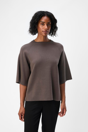 Reynard 2/4 gebreide pullover - Morel